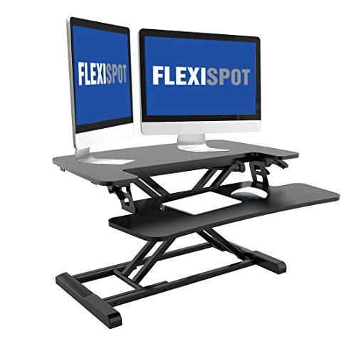 Flexispot Sitz Steh Schreibtisch Stehpult Höhenverstellbarer Schreibtisch Schreibtischaufsatz M17MB