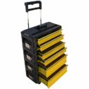 Metall Werkzeugtrolley XXL Serie 305 mit Schubladenverriegelung und Schloss von AS-S, Farbe:Gelb