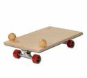 Pedalo® Rollbrett 60x35 mit Skatefahrwerk I Holzrollbrett I Gleitrollbrett für Kinder und Erwachsene