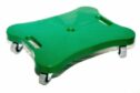 Super Kinder- Rollbrett, Farbe: grün - Super Rollbrett für Kinder mit praktischen Griffen zum sicheren Halt, LxBxH: 40x30x7 cm, belastbar...