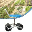 YHWD Tragbarer Gartenhocker, Portable Gartengeräte, Verstellbarer 360 Grad Drehsitz für Gärten, Rasen, Farmen, Garagen, Schuppen